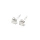 BOUCLES D'OREILLES MAUBOUSSIN PUCE D'AMOUR OR BLANC & DIAMANT EARRINGS 1310€