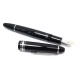 NEUF STYLO PLUME MONTBLANC MEISTERSTUCK LEGRAND PLATINE A PISTON + ECRIN 625€