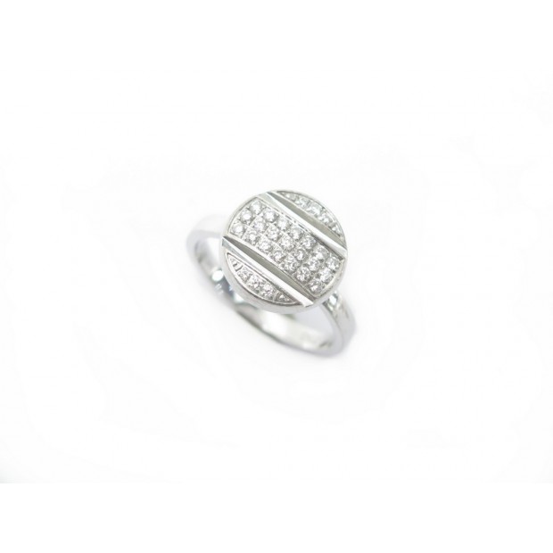 BAGUE CHAUMET CLASS ONE CROISIERE T52 EN OR BLANC & DIAMANTS DIAMONDS RING 3520€