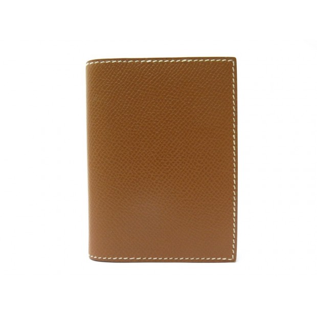 NEUF PORTE AGENDA HERMES COUVERTURE SIMPLE PM CUIR EPSOM GOLD DIARY COVER 302€