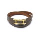 BRACELET HERMES HAPI 3 VEAU SWIFT ETOUPE