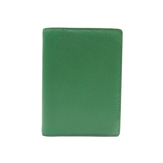 PORTE AGENDA HERMES COUVERTURE SIMPLE PM EN CUIR EPSOM VERT DIARY COVER 278€