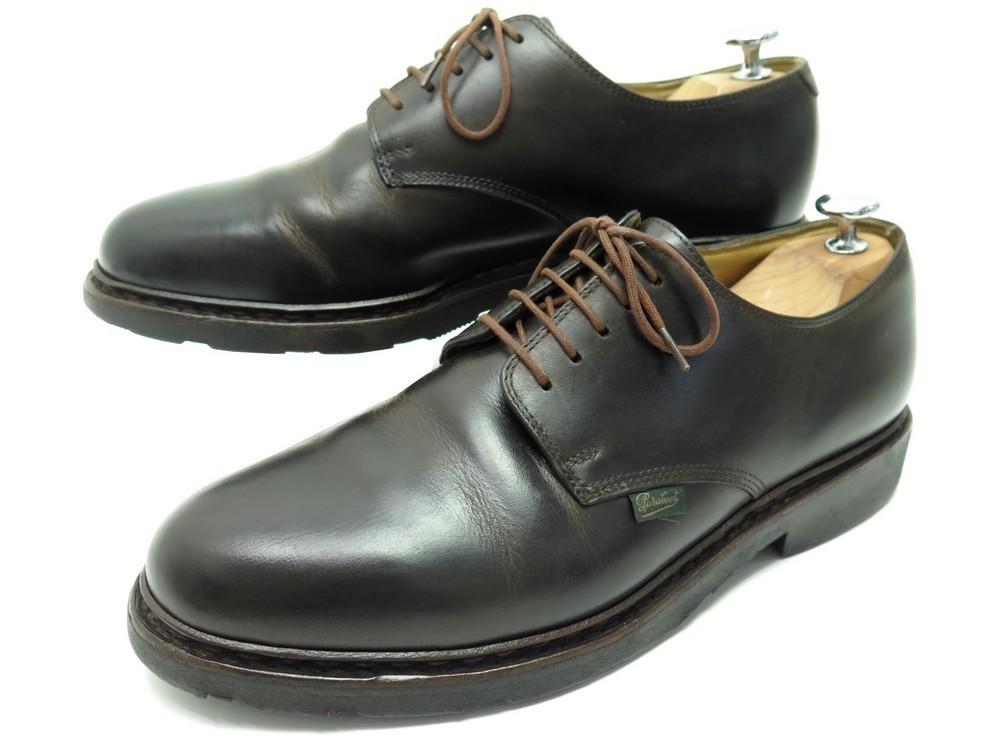 chaussures paraboot arles 7.5 41.5 derby en cuir