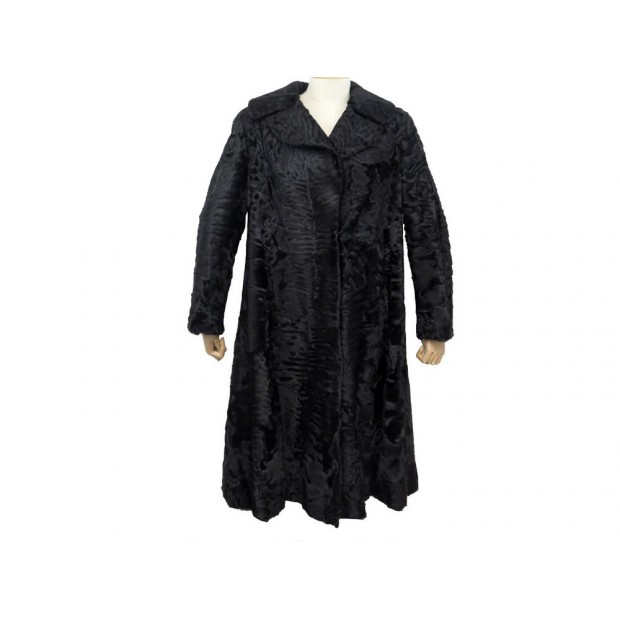 MANTEAU LONG YVES SAINT LAURENT SWAKARA NOIR 