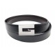 CEINTURE GUCCI CUIR NOIR 