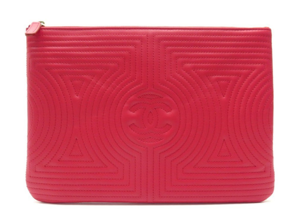 sac pochette chanel o case a82348 en cuir