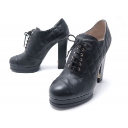 CHAUSSURES CHANEL G29603 LOW BOOTS BOTTINES MATELASSE 