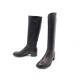 CHAUSSURES PRADA BOTTES CAVALIERES 37.5 IT 38.5 FR CUIR MARRON BOOTS SHOES 1500€