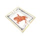 CENDRIER HERMES VIDE POCHE CHEVAL NOIR CABRE EN PORCELAINE BLANC ASHTRAY 475€