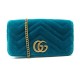 NEUF SAC A MAIN GUCCI GG MARMONT SUPER MIMI 488426 BANDOULIERE EN VELOURS 750€