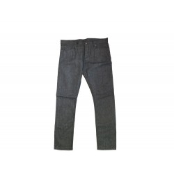 NEUF PANTALON HERMES JEAN DENIM L 48 EN COTON ANTHRACITE NEW TROUSERS PANTS 690€