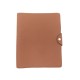 COUVERTURE DE CAHIER HERMES ULYSSE MM CUIR GRAINE CAMEL + RECHARGE 