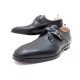 NEUF CHAUSSURES HERMES DERBY A BOUCLE H NORRIS 42 CUIR NOIR + BOITE SHOES 790€