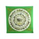 FOULARD HERMES LA PROMENADE DE LONGCHAMPS LEDOUX EN SOIE VERT SILK SCARF 375€