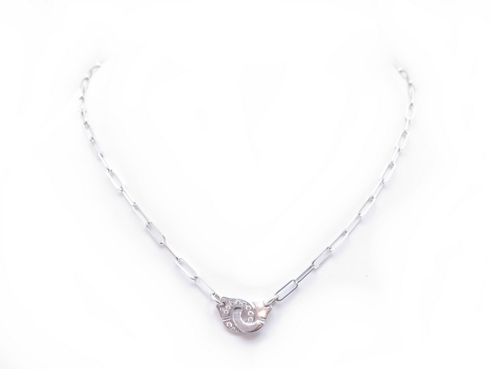 collier dinh van menottes r10 654112 44 cm or blanc