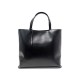 SAC A MAIN BURBERRY CABAS EN CUIR NOIR BLACK LEATHER HANDBAG 1250€