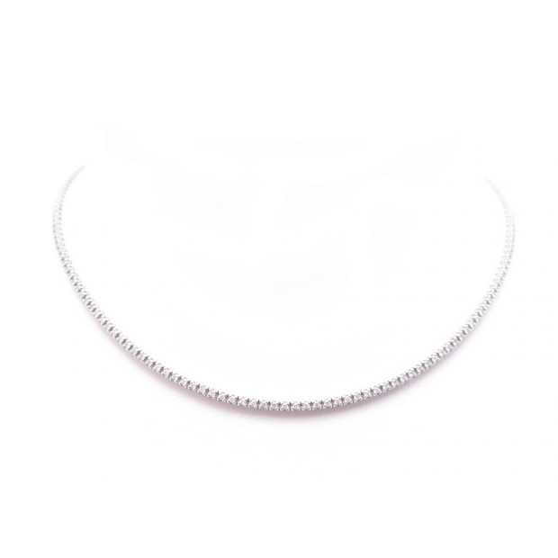 NEUF COLLIER MAUBOUSSIN TU ES MA RIVIERE D'AMOUR EN OR & DIAMANTS NECKLACE 9440€