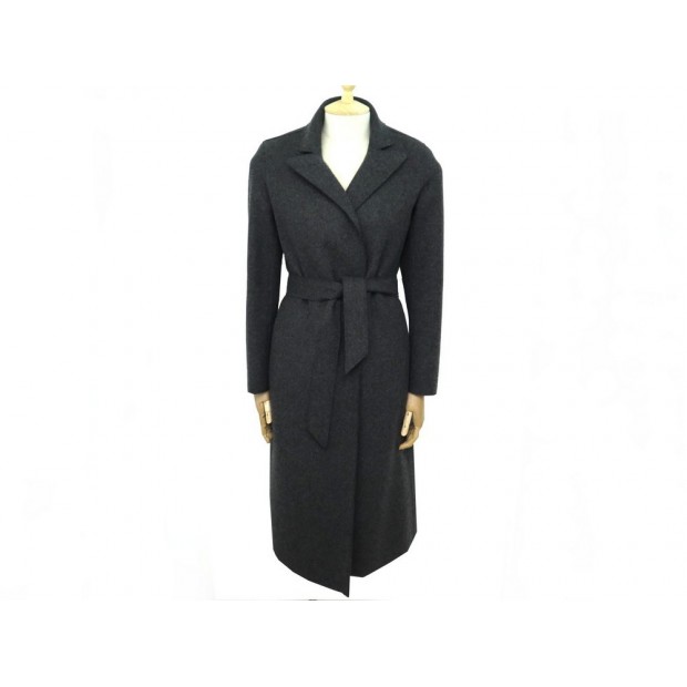 NEUF MANTEAU LONG LORO PIANA T36 S EN CACHEMIRE CEINTURE CASHMERE COAT 5440€