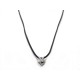 NEUF COLLIER CHAUMET PENDENTIF LIENS COEUR EN OR BLANC DIAMANTS NECKLACE 1980€