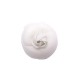 BROCHE CHANEL CAMELIA FLEUR EN TOILE BLANC + BOITE CANVAS FLOWER BROOCH 440€