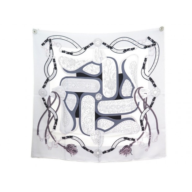 NEUF FOULARD HERMES FESTIVAL DES AMAZONES CARRE 90 D'ORIGNY SOIE SILK SCARF 375€