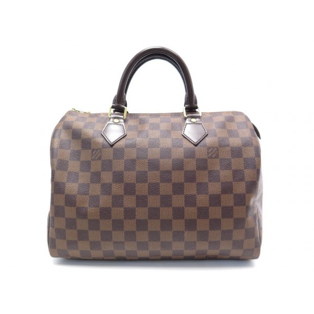 SAC A MAIN LOUIS VUITTON SPEEDY 30 N41364 TOILE DAMIER EBENE HAND BAG PURSE 910€