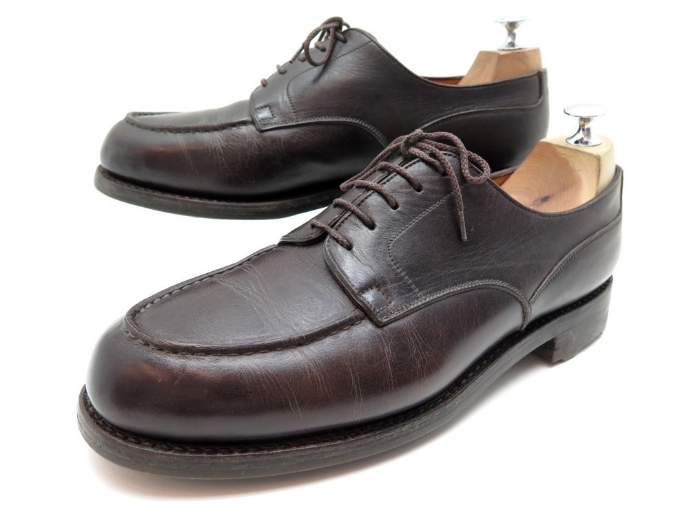chaussures jm weston derby golf 641 8.5d 42.5 en cuir