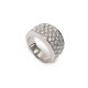 BAGUE SANS MARQUE OR BLANC 18CT ET DIAMANTS 1.96ct 