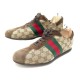CHAUSSURES GUCCI GG GUCCISSIMA GREEN RED WEB 117711 BASKETS 7G 42 EN TOILE 675€