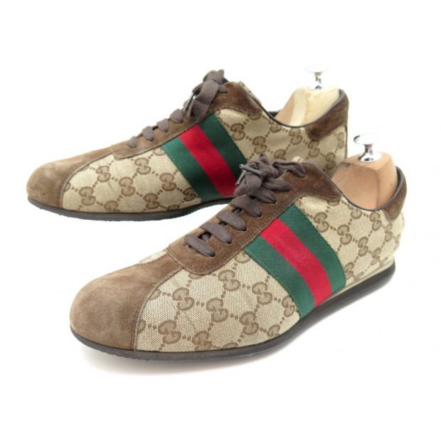 chaussures gucci gg guccissima green 