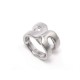 BAGUE DINH VAN MAILLON XL 260301 T49 EN ARGENT MASSIF 10.2 GR SILVER RING 390€