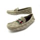 NEUF CHAUSSURES GUCCI MOCASSINS HORSEBIT 138731 35 IT 36 FR TOILE GG SHOES 590€