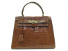 sac a main hermes kelly sellier 28 en cuir de