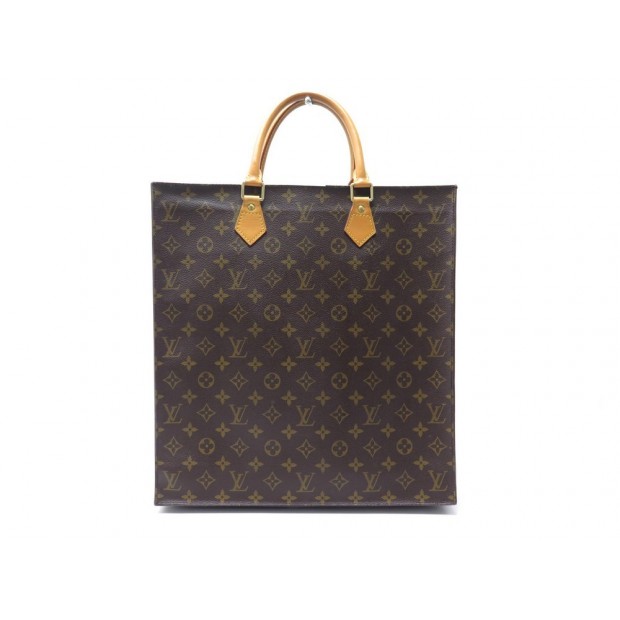 SAC A MAIN LOUIS VUITTON CABAS PLAT TOILE MONOGRAM MARRON CANVAS HAND BAG 1010€