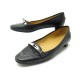 CHAUSSURES HERMES KELLY 38 CUIR NOIR 