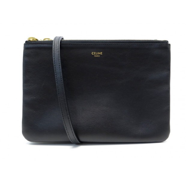 SAC CELINE TRIO CUIR NOIR + BANDOULIERE 