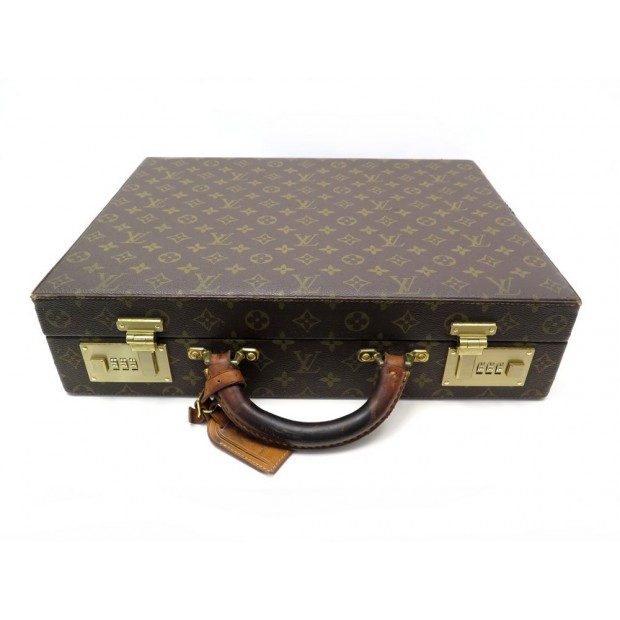 VINTAGE ATTACHE CASE CLASSEUR GM LOUIS VUITTON TOILE MONOGRAM 