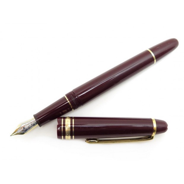 VINTAGE STYLO PLUME MONTBLANC MEISTERSTUCK CLASSIQUE DORE BORDEAUX PEN 515€