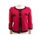 GILET CHANEL P37399 CACHEMIRE ROUGE