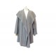 MANTEAU HERMES OVERSIZE M 38 EN CACHEMIRE GRIS GREY CASHMERE COAT JACKET 7000€