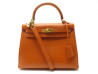 sac a main hermes kelly 25 sellier bandouliere en cuir