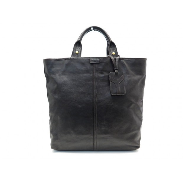 SAC A MAIN YVES SAINT LAURENT CABAS 160060 CUIR GRAINE SHOPPING TOTE BAG 795€