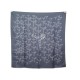 NEUF FOULARD GOYARD NO. 1 EN SOIE GRIS CARRE 90 MONOGRAMME GREY SILK SCARF 400€