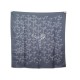 NEUF FOULARD GOYARD NO. 1 EN SOIE GRIS CARRE 90 MONOGRAMME GREY SILK SCARF 400€