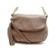 SAC A MAIN MICHAEL KORS BEDFORD 30H3GWSL6L BESACE BANDOULIERE EN CUIR TAUPE 285€