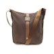 NEUF SAC A MAIN LANCEL BESACE BANDOULIERE TOILE MARRON NEW HAND BAG PURSE 190€