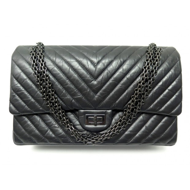 Chanel Navy Quilted Aged Calfskin 255 Reissue 226 Bag by WP Diamonds   myGemma NL  Item 107405