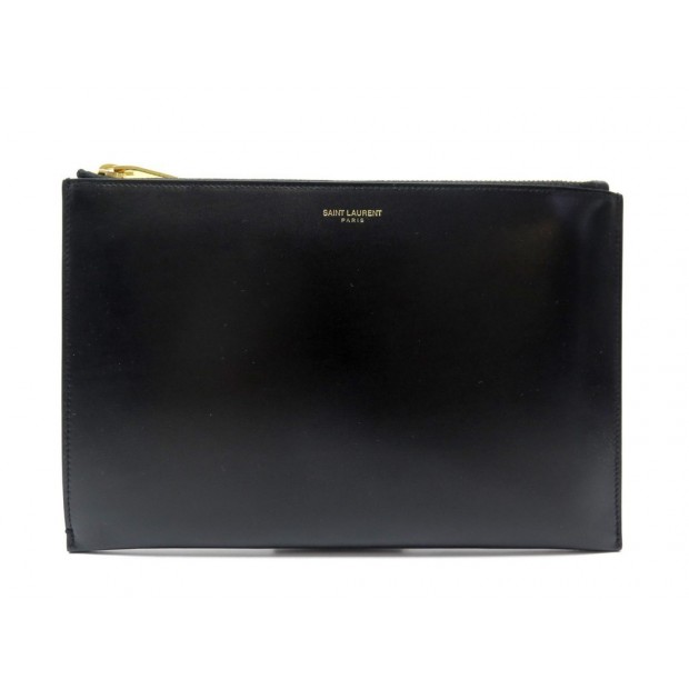 NEUF POCHETTE SAINT LAURENT MINI ETUI POUR TABLETTE ZIPPE IPAD 375950 CUIR 295€