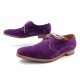 CHAUSSURES PAUL SMITH & JOHN LOBB WILLOUGHBY 6E 39.5 40 DERBY SUEDE VIOLET 1320€