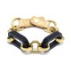 NEUF BRACELET LOUIS VUITTON CHAINE 23 CM EN METAL DORE NEW GOLDEN JEWEL